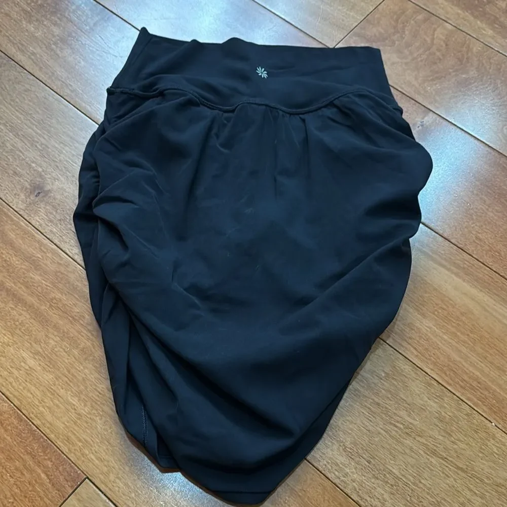 Athleta Black Transcend Skort Pencil Skirt Size SP‎